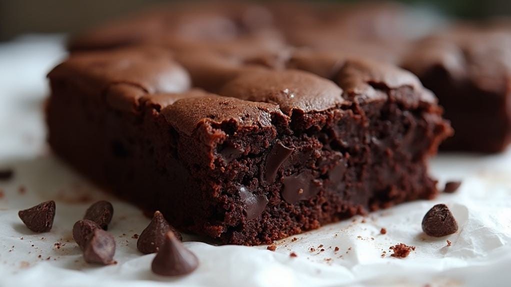 bake and cool brownies