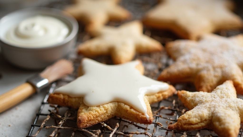 bake and glaze stars