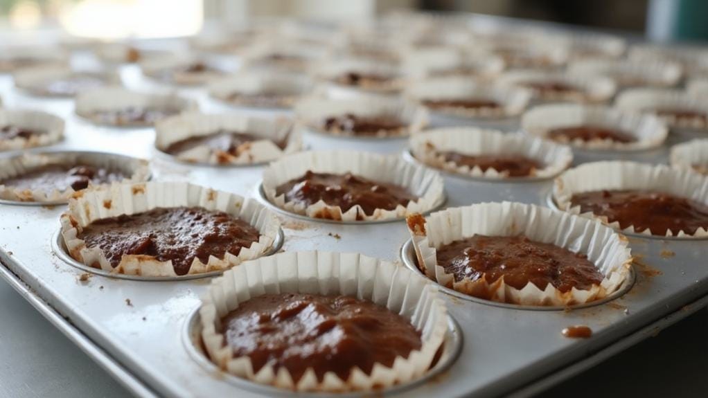 bake in lined tins