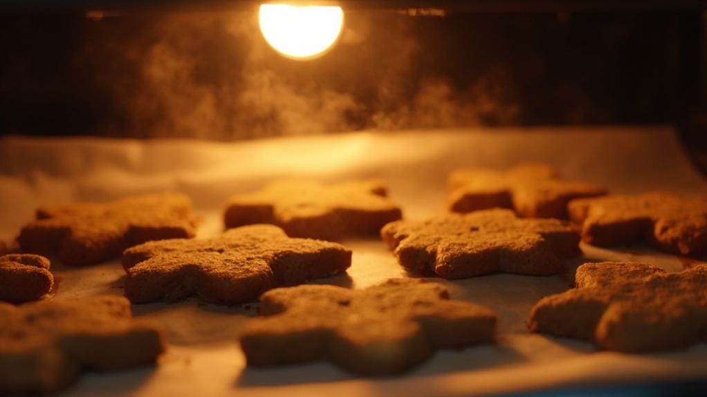 baking in preheated oven