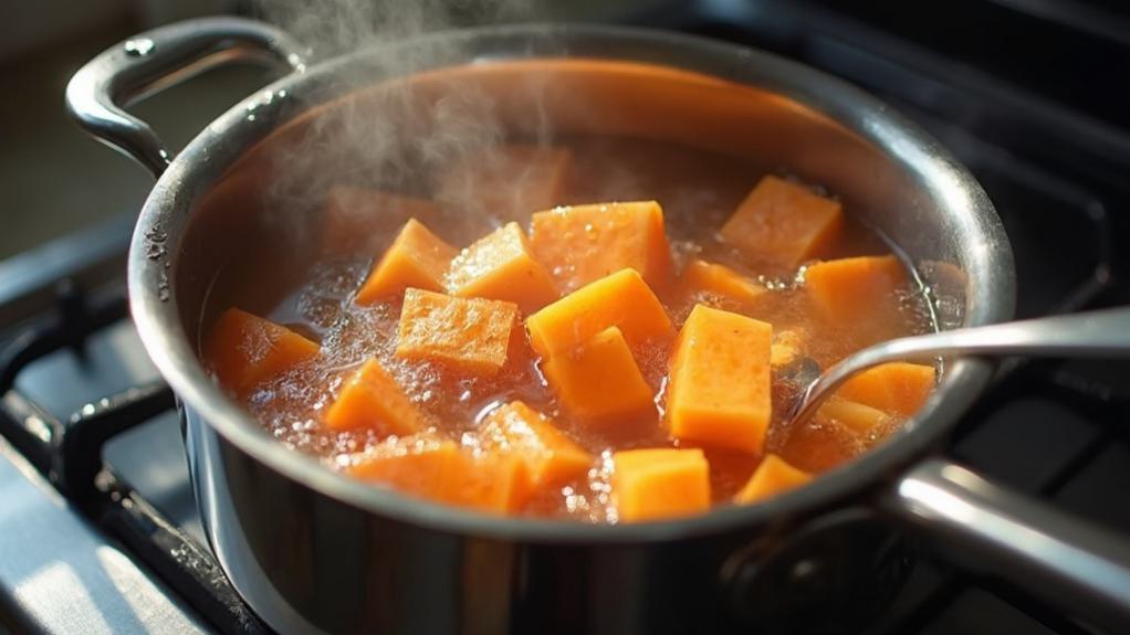 boil potatoes until tender