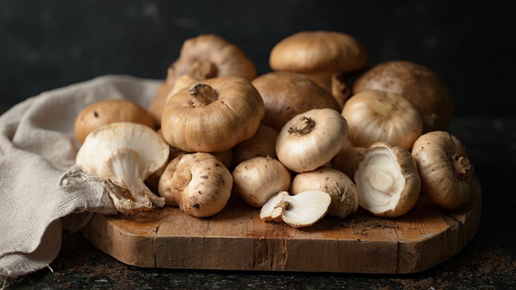 clean and prepare mushrooms