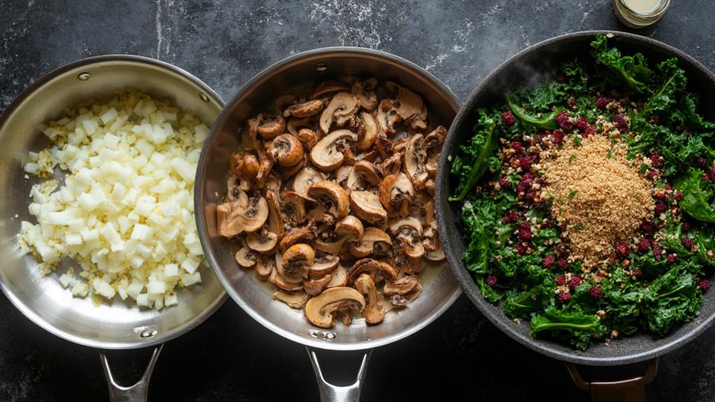 cook quinoa with vegetables