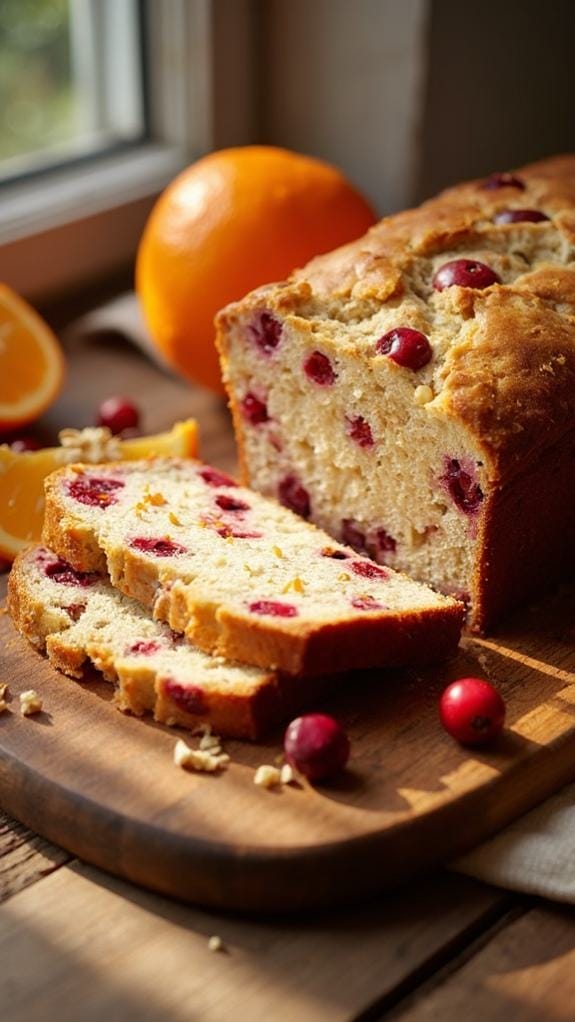 Vegan Cranberry Orange Bread