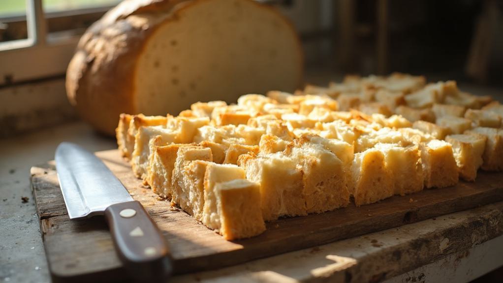 cut and dry bread