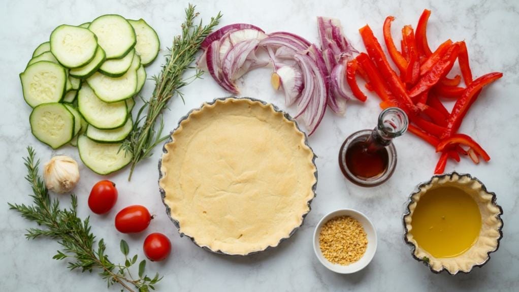 gather ingredients and preheat