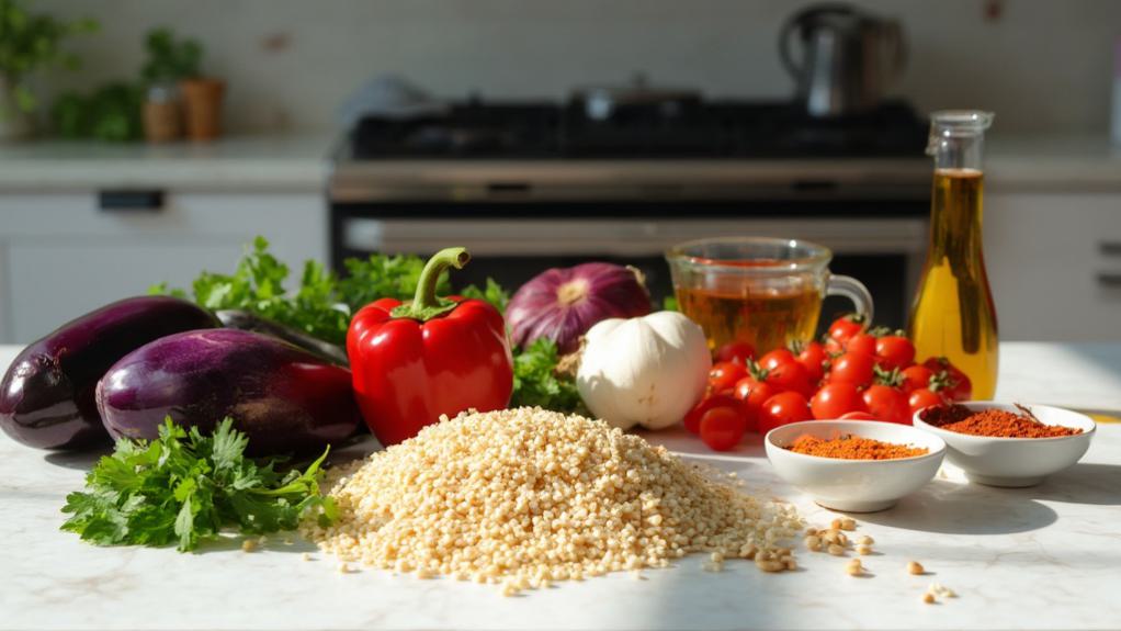 gather ingredients preheat oven