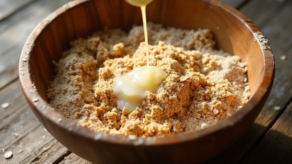 make oat crumble topping