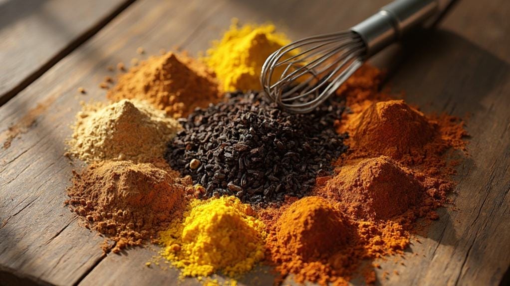 mix together dry spices