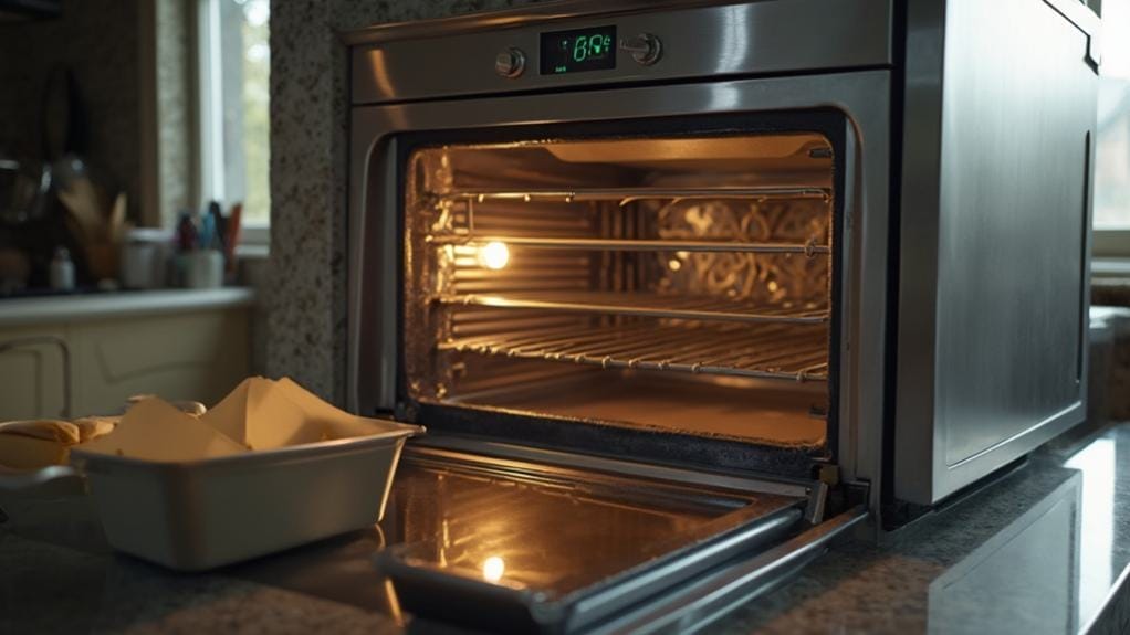 preheat kitchen appliances first