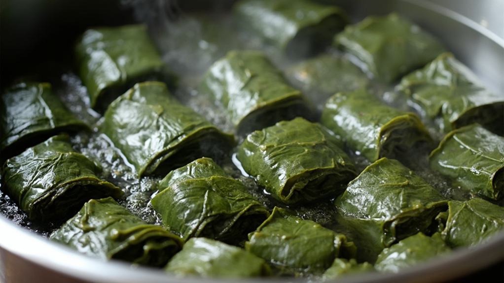 simmer and cool dolmas