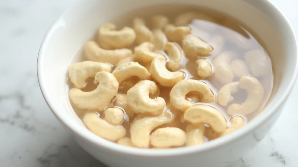 soak cashews until soft