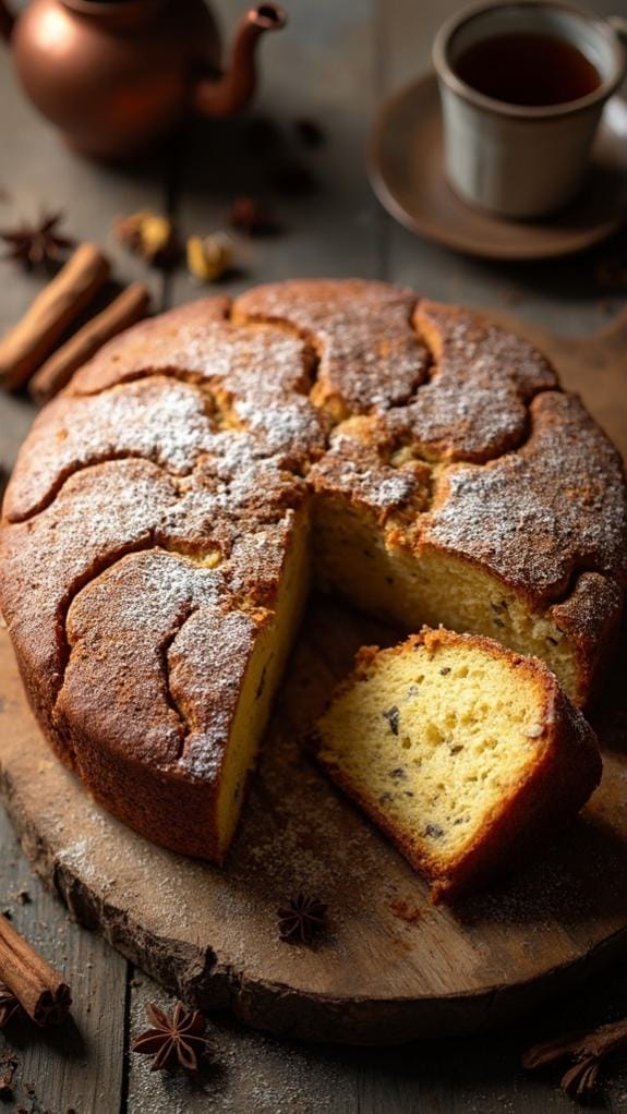 Vegan Spiced Chai Tea Cake