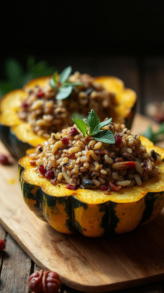 Stuffed Delicata Squash