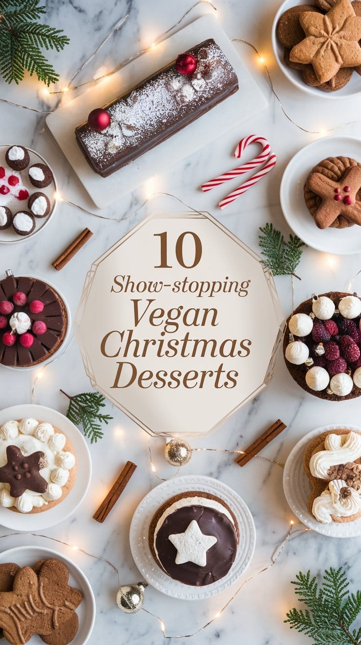 10 Show-Stopping Vegan Christmas Desserts