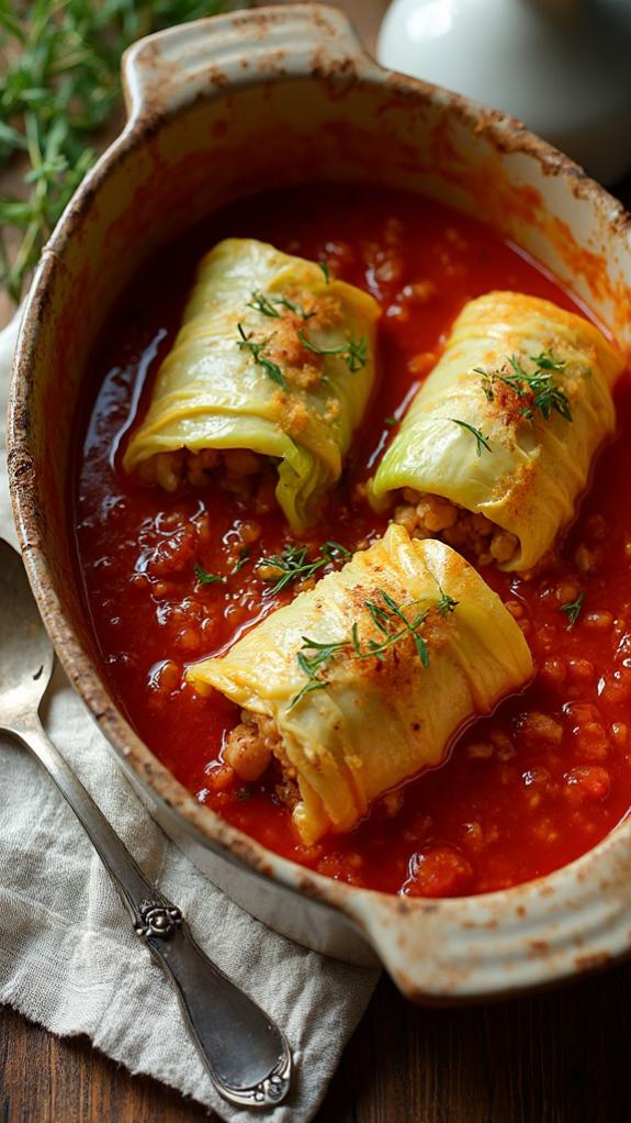 Vegan Stuffed Cabbage Rolls