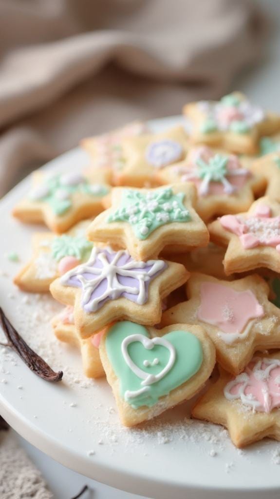 Vegan Sugar Cookies With Royal Icing