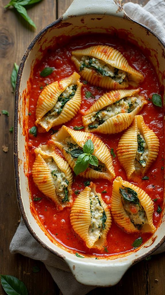 Vegan Stuffed Shells