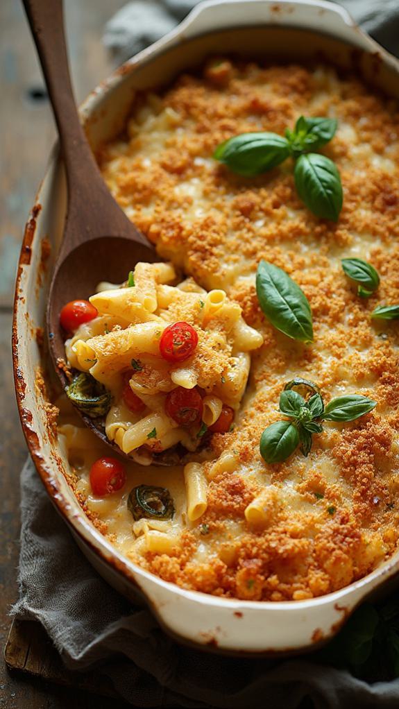 vegetable pasta casserole dish