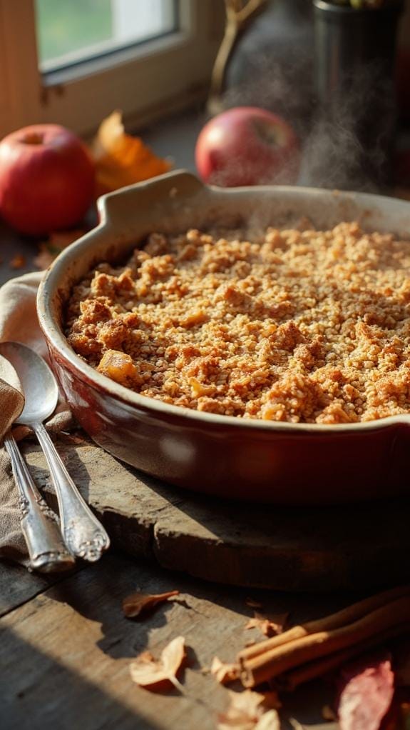 Vegan Spiced Apple Crisp