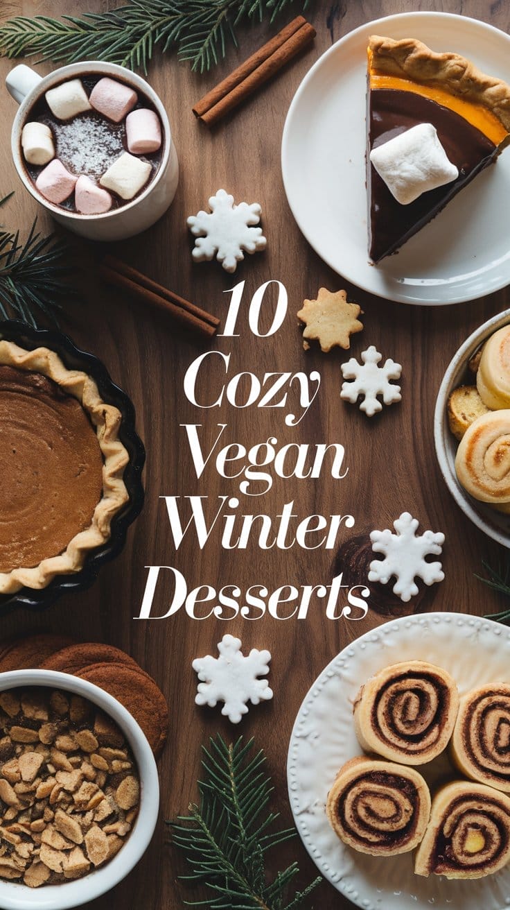 10 Cozy Vegan Winter Desserts