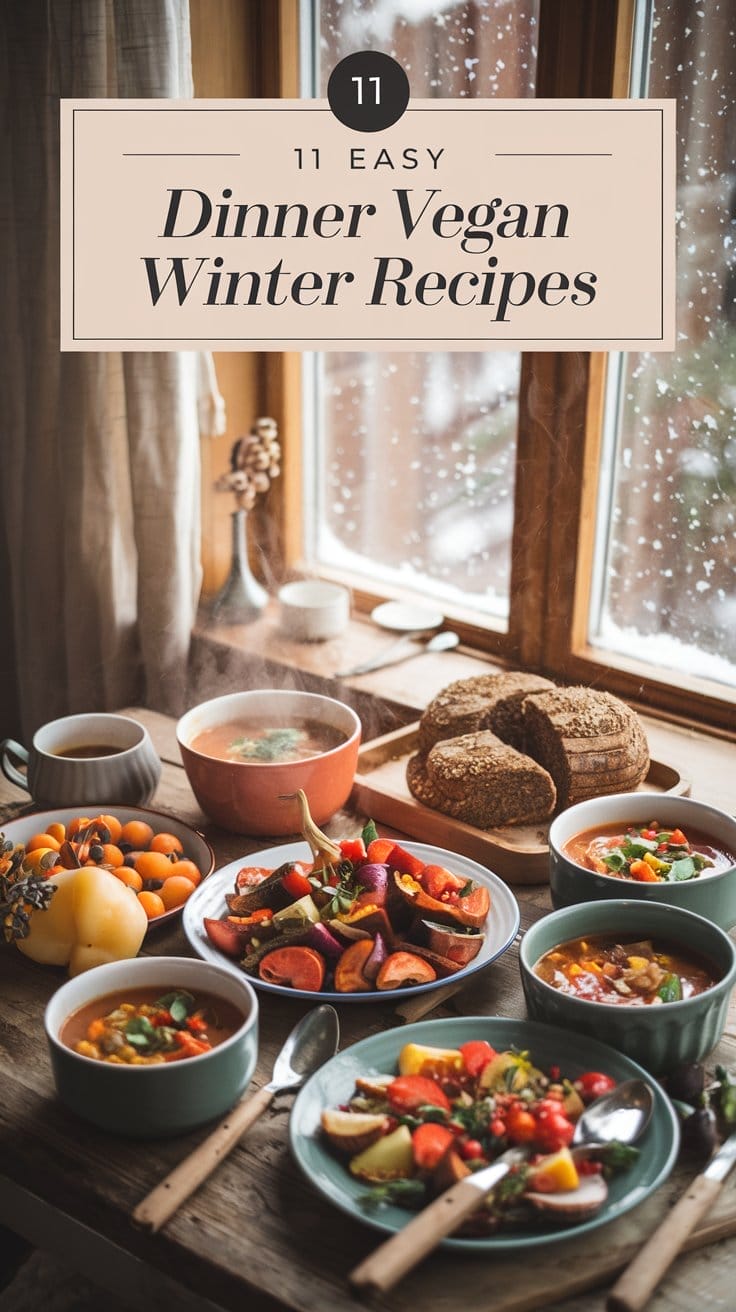 11 Easy Dinner Vegan Winter Recipes