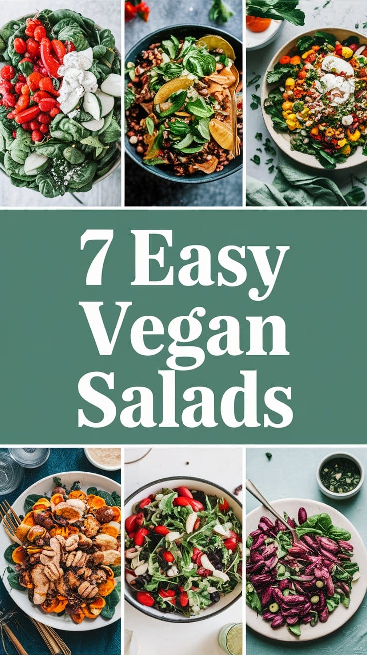 7 Easy Vegan Salads for Busy Weeknights