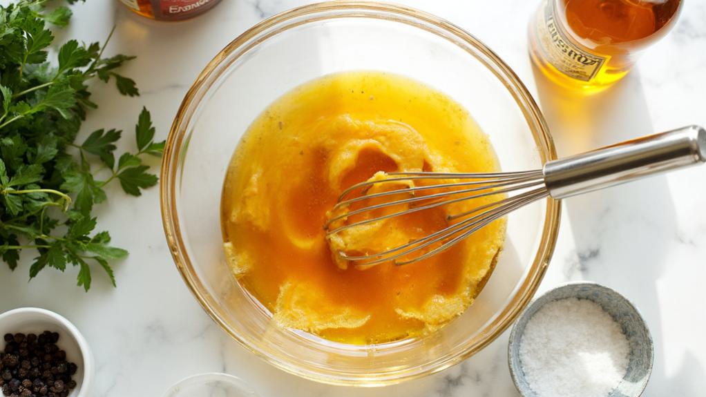 make maple dijon vinaigrette