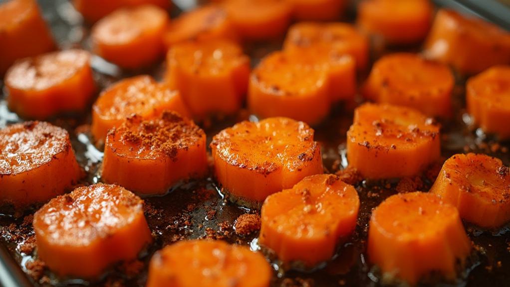 roast carrots with seasoning