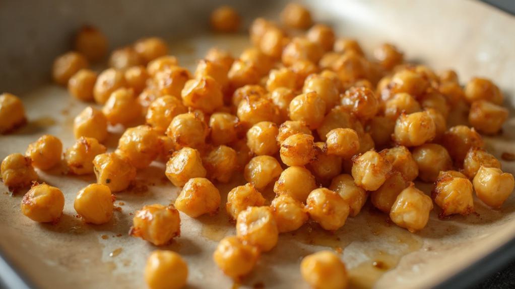 roast chickpeas until crispy