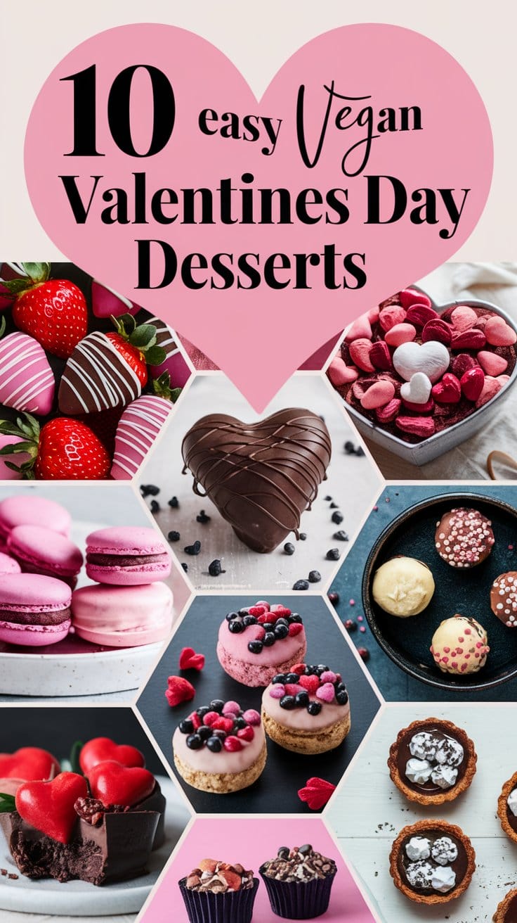 10 Easy Vegan Valentines Day Desserts